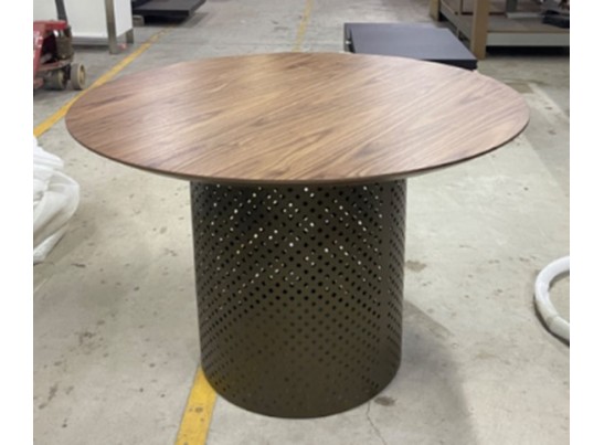 Стол RAFAEL 120 Орех 3001 МДФ / Бронза, ®DISAUR в Набережных Челнах