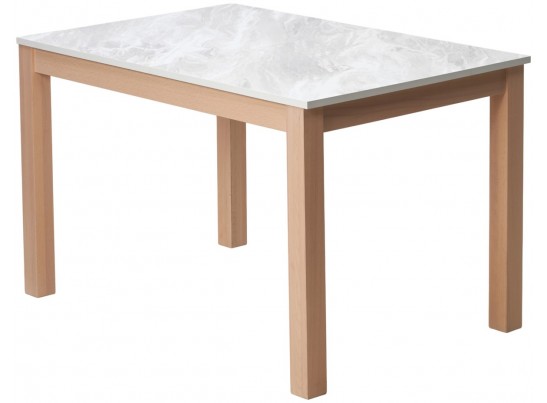 Стол TME-6931 MBH SWEDEN белый мрамор / MILKY WHITE M-City в Набережных Челнах