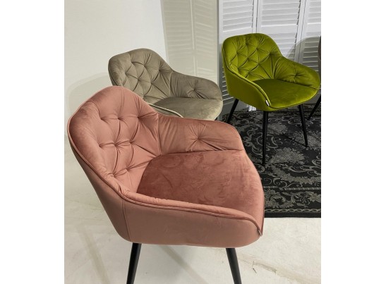 Стул BREEZE BLUVEL-52 PINK/ черный каркас, велюр в Набережных Челнах Стул BREEZE BLUVEL-52 PINK/ черный каркас, велюр в Набережных Челнах
