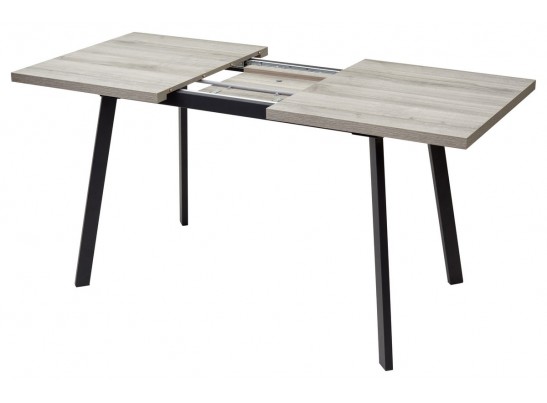 Стол ФИН 120 Дуб Шерман серый/черный каркас в Набережных Челнах