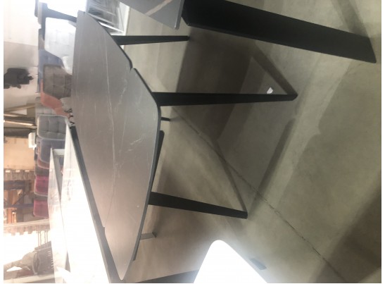 Стол ELIOT 120 MATT BLACK MARBLE SINTERED STONE/ BLACK в Набережных Челнах Стол ELIOT 120 MATT BLACK MARBLE SINTERED STONE/ BLACK в Набережных Челнах