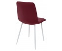 Стул DUBLIN G108-38 винный, велюр / белый каркас в Набережных Челнах