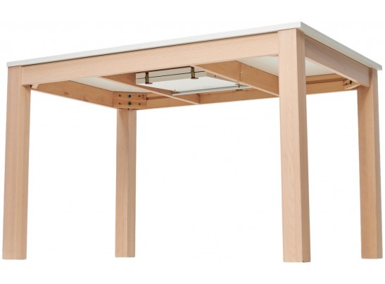 Стол TME-6931 MBH SWEDEN белый мрамор / MILKY WHITE M-City в Набережных Челнах