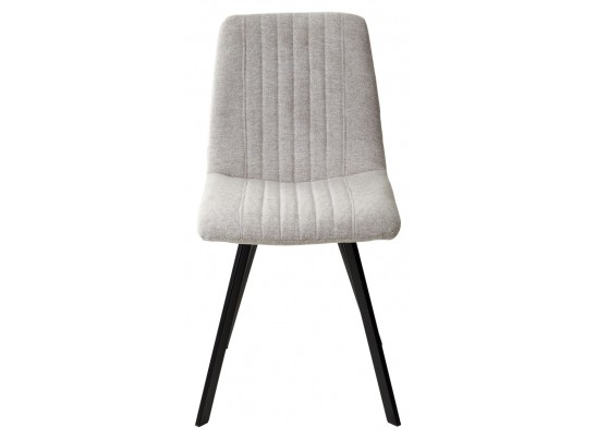 Стул ELVIS WZ2042-02 светло-бежевый фактурный велюр/ черный каркас в Набережных Челнах