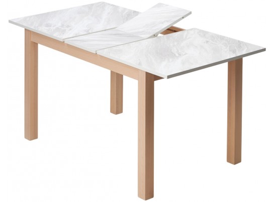 Стол TME-6931 MBH SWEDEN белый мрамор / MILKY WHITE M-City в Набережных Челнах