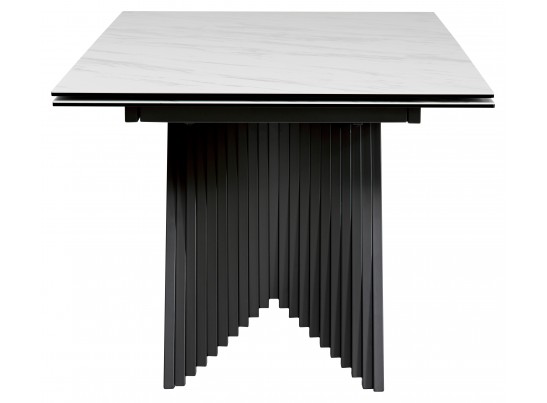 Стол IVAR 200 MARBLES KL-99 Белый мрамор, итальянская керамика, ®DISAUR в Набережных Челнах