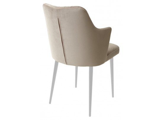 Стул HERMAN ЛАТТЕ #25, велюр / белый каркас в Набережных Челнах