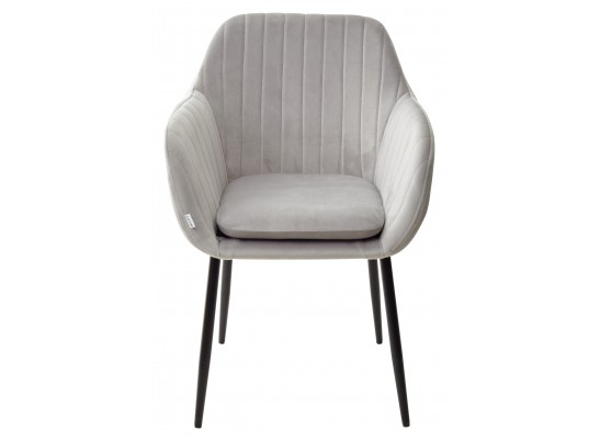 Стул ALABAMA BLUVEL-03 LIGHT GREY, велюр / черный каркас в Набережных Челнах Стул ALABAMA BLUVEL-03 LIGHT GREY, велюр / черный каркас в Набережных Челнах