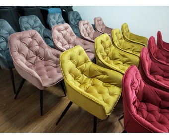 Стул HOLLA BLUVEL-59 BERRY, велюр M-City