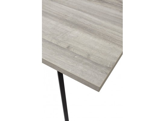 Стол ФИН 120 Дуб Шерман серый/черный каркас в Набережных Челнах