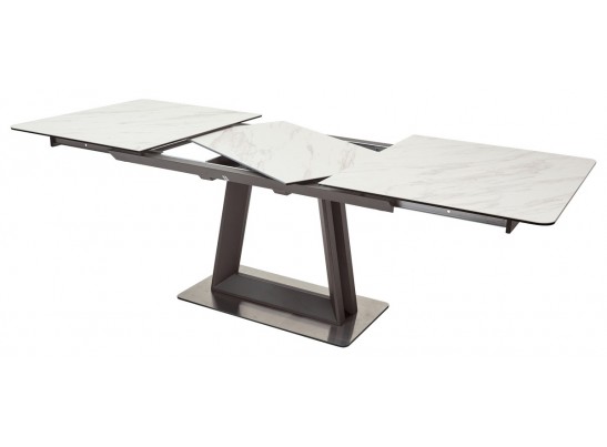 Стол OSVALD 160 MARBLES KL-99 Белый мрамор, итальянская керамика в Набережных Челнах