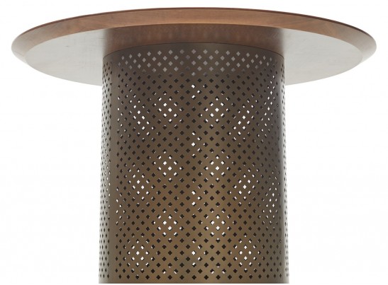 Стол RAFAEL 120 Орех 3001 МДФ / Бронза, ®DISAUR в Набережных Челнах