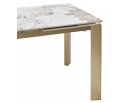 Стол CORNER 120 GLOSS LUXURY PANDORA SOLID CERAMIC / шампань, ®DISAUR Стол CORNER 120 GLOSS LUXURY PANDORA SOLID CERAMIC / шампань, ®DISAUR