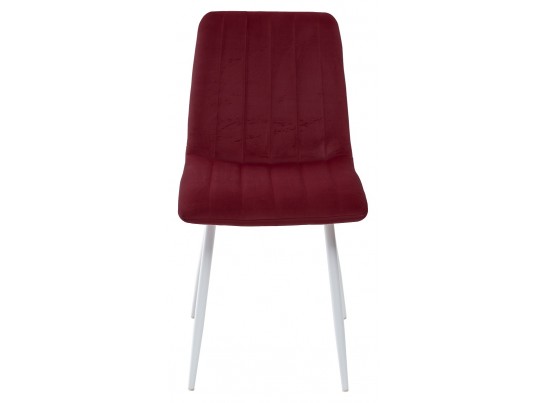 Стул DUBLIN G108-38 винный, велюр / белый каркас в Набережных Челнах