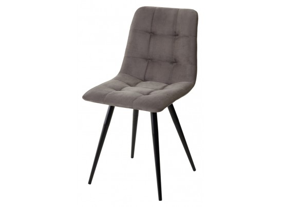 Стул CHILLI-Q графит #14, велюр / черный каркас, 4 шт/ 1 к, в Набережных Челнах Стул CHILLI-Q графит #14, велюр / черный каркас, 4 шт/ 1 к, в Набережных Челнах