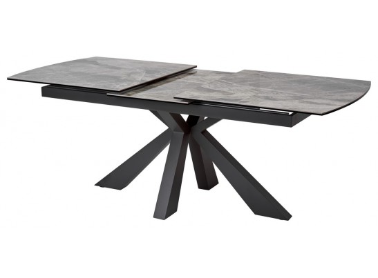 Стол ROVIGO 170 ITALIAN DARK GREY Серый мрамор глянцевый, керамика/ GREY1 каркас в Набережных Челнах