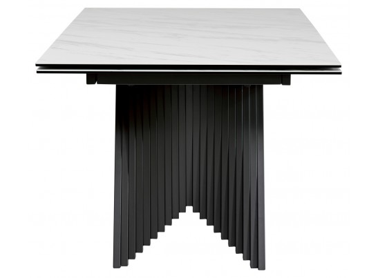 Стол IVAR 180 MARBLES KL-99 Белый мрамор, итальянская керамика/серый, ®DISAUR в Набережных Челнах