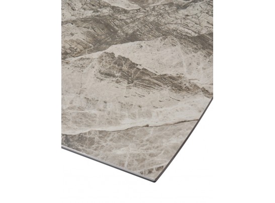 Стол ROVIGO 170 ITALIAN DARK GREY Серый мрамор глянцевый, керамика/ GREY1 каркас в Набережных Челнах