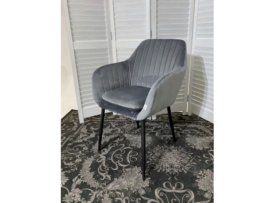 Стул ALABAMA BLUVEL-14 GREY, велюр / черный каркас в Набережных Челнах