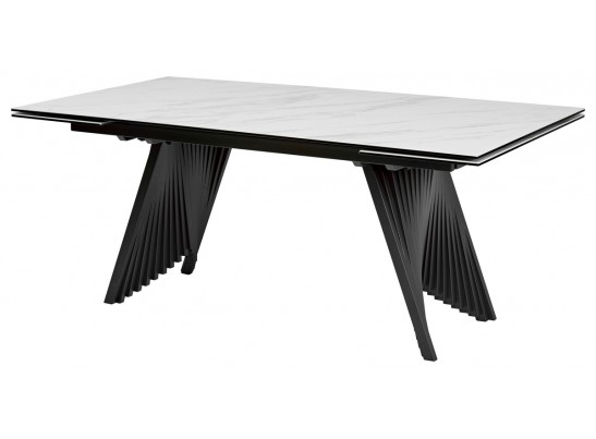 Стол IVAR 180 MARBLES KL-99 Белый мрамор, итальянская керамика/серый, ®DISAUR в Набережных Челнах
