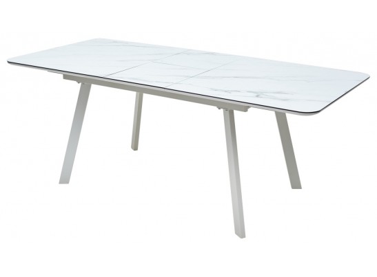 Стол ARUBA 140 GREY-WHITE/ WHITE глазурованное стекло в Набережных Челнах Стол ARUBA 140 GREY-WHITE/ WHITE глазурованное стекло в Набережных Челнах