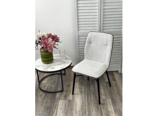 Стул COMO UF998-14 светло-серый, букле / UF998-16 темно-серый / черный каркас / Товарный знак DISAUR в Набережных Челнах
