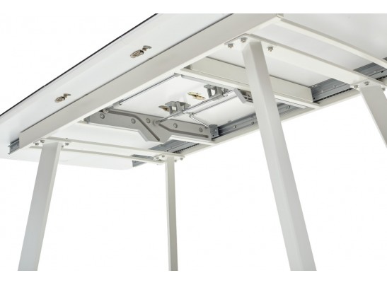 Стол ARUBA 140 GREY-WHITE/ WHITE глазурованное стекло в Набережных Челнах Стол ARUBA 140 GREY-WHITE/ WHITE глазурованное стекло в Набережных Челнах
