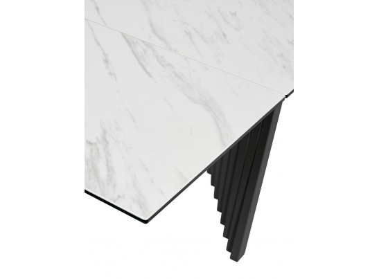 Стол IVAR 180 MARBLES KL-99 Белый мрамор, итальянская керамика/серый, ®DISAUR в Набережных Челнах