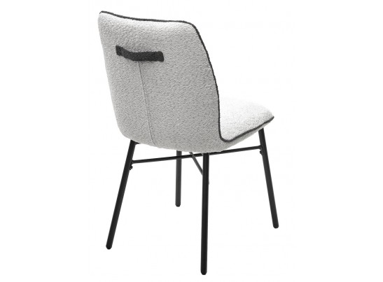 Стул COMO UF998-14 светло-серый, букле / UF998-16 темно-серый / черный каркас / Товарный знак DISAUR в Набережных Челнах
