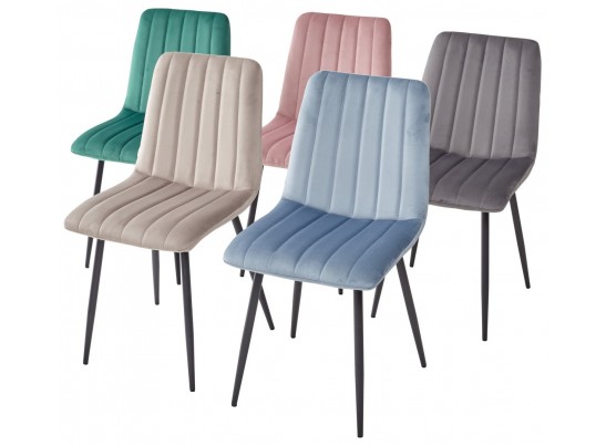 Стул DUBLIN G108-15 пепел розы, велюр / темно-серый каркас в Набережных Челнах