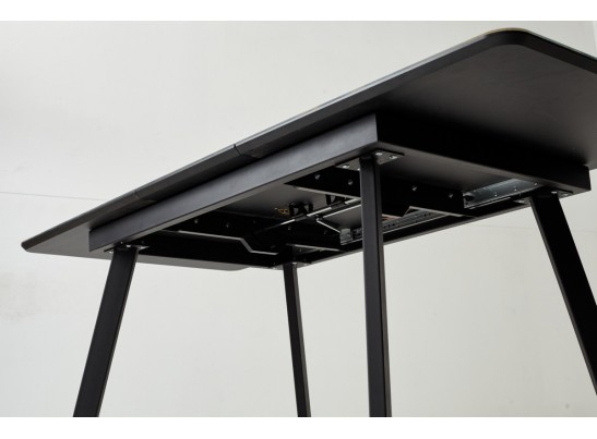 Стол АРУБА 140 ШТОРМ, стекло / ЧЕРНЫЙ в Набережных Челнах