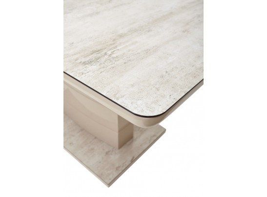 Стол ALTA 140 BEIGE/ CAPPUCINO глазурованное стекло в Набережных Челнах