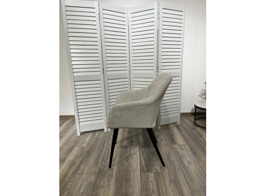 Стул BRANDY WZ2042-19 галечный серый фактурный велюр/ черный каркас в Набережных Челнах Стул BRANDY WZ2042-19 галечный серый фактурный велюр/ черный каркас в Набережных Челнах