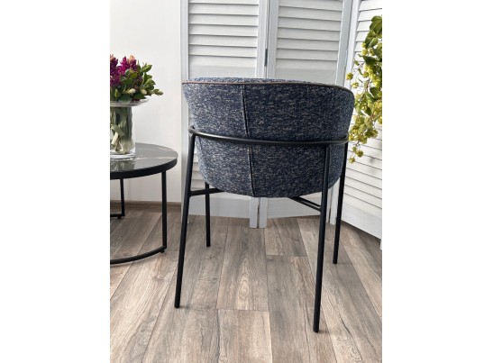 Стул GUST цвет стальной синий TOPIC 330 / черный каркас / Товарный знак DISAUR в Набережных Челнах