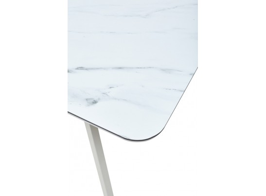Стол ARUBA 140 GREY-WHITE/ WHITE глазурованное стекло в Набережных Челнах Стол ARUBA 140 GREY-WHITE/ WHITE глазурованное стекло в Набережных Челнах