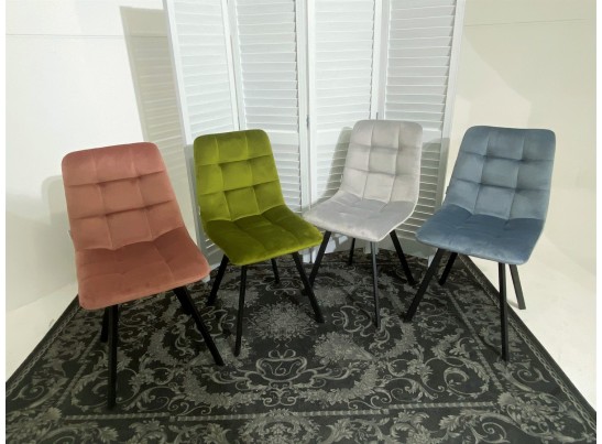 Стул CHILLI SQUARE BLUVEL-03 LIGHT GREY, велюр в Набережных Челнах