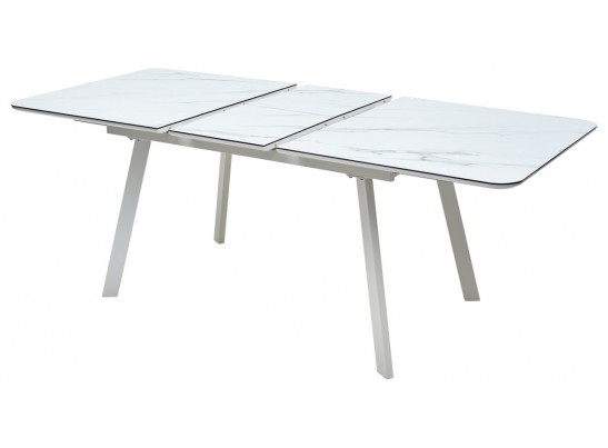 Стол ARUBA 140 GREY-WHITE/ WHITE глазурованное стекло в Набережных Челнах Стол ARUBA 140 GREY-WHITE/ WHITE глазурованное стекло в Набережных Челнах