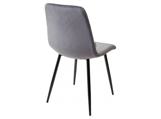 Стул DUKE BLUVEL-14 GREY, велюр / черный каркас в Набережных Челнах