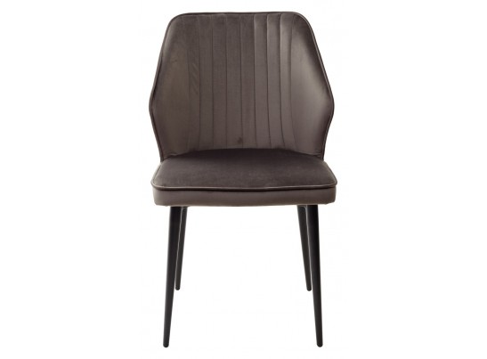 Стул SEATTLE-V ГРАФИТ #14, велюр / черный каркас в Набережных Челнах