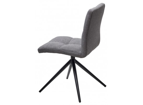 Стул SALLIE 360 град. поворот. VT6037-16 серый, ткань/ черный / Товарный знак DISAUR в Набережных Челнах