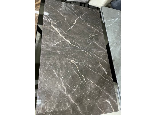 Стол Морис 140 ДАРК, стекло / черный каркас в Набережных Челнах