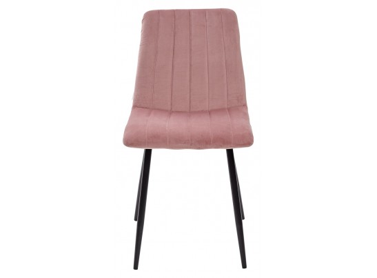 Стул DUBLIN G108-15 пепел розы/ черный каркас, велюр в Набережных Челнах