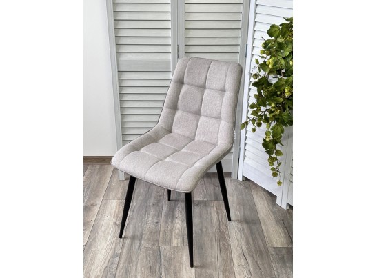 Стул CHIC VF-19/ VF-20 светло-серый/ серый/ черный каркас, ткань в Набережных Челнах