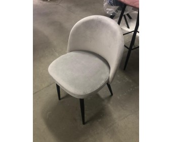 Стул DISCO UF910-02 LIGHT GREY, велюр 