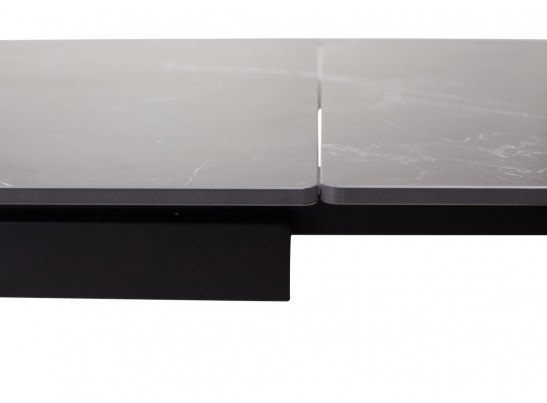 Стол FORIO 160 MATT BLACK MARBLE SOLID CERAMIC / BLACK, ®DISAUR в Набережных Челнах