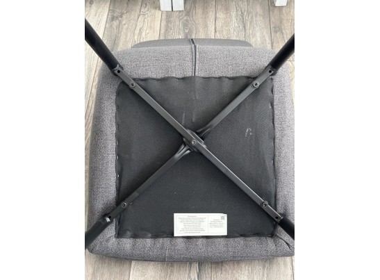 Стул CARACAS Barrel-09 Бежевый, ткань / черный каркас / Товарный знак DISAUR в Набережных Челнах