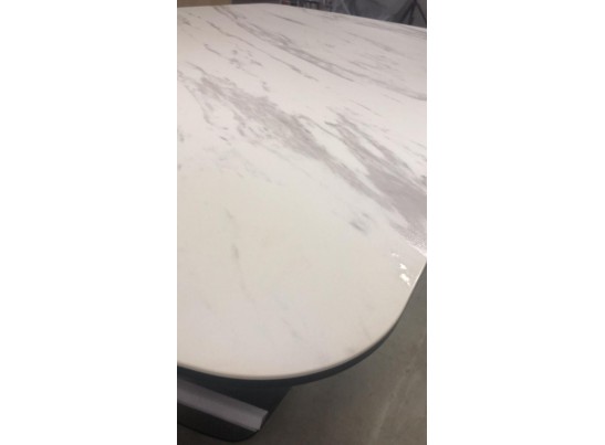 Стол SEVERIN 150 MARBLES KL-99 Белый мрамор, итальянская керамика в Набережных Челнах