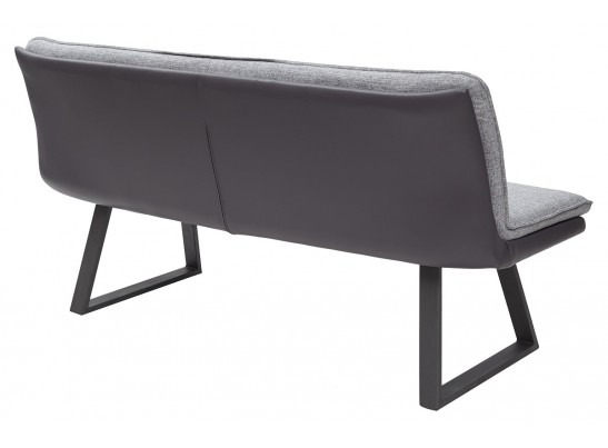 Скамья MALDEN GREY, ткань + экокожа в Набережных Челнах