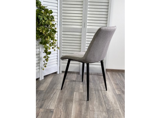 Стул CHIC VF-19/ VF-20 светло-серый/ серый/ черный каркас, ткань в Набережных Челнах