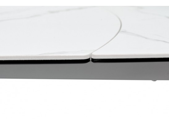Стол BUSHES 120 WHITE/Stainless steel в Набережных Челнах Стол BUSHES 120 WHITE/Stainless steel в Набережных Челнах